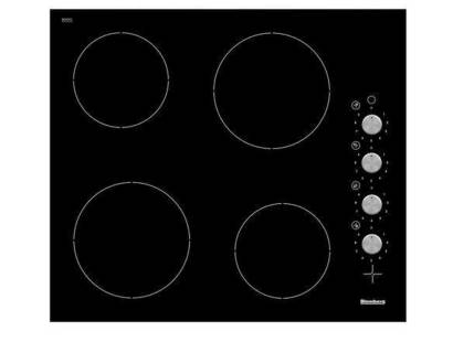 Front view of the Blomberg MKN24001 60cm Ceramic Hob