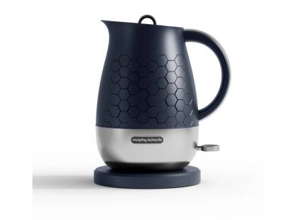 Front view of the Morphy Richards 103021 Cassini Jug Kettle Outer Space - Blue