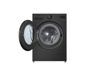 Front-load LG washer with TurboWash™360 and Steam™ allergy care
