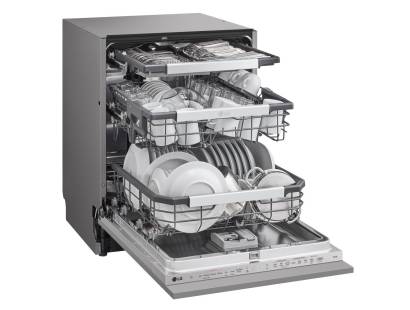 Full-size 14 place setting LG dishwasher with smart connectivity