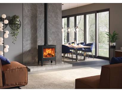 Futura 8 Longer Leg Wood Burner by Stovax