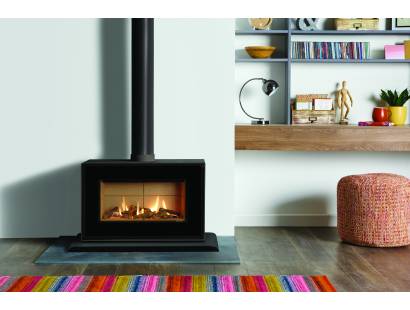 Gazco Studio 1 Freestanding Gas Fire Log Effect