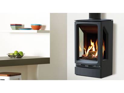 Gazco Vogue Midi T Wall Mounted Gas Stove 