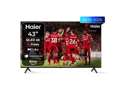 Haier 43S80GUF S80 Series 43 inch 4K QLED Smart TV with Fire TV and Freely