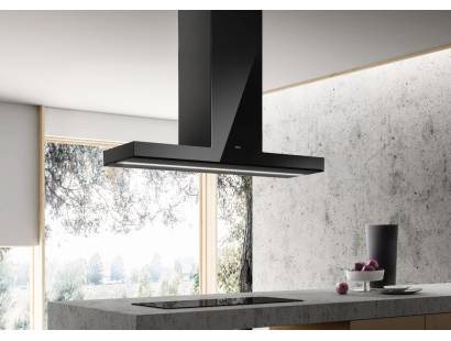 Haiku 120cm Island Hood in Black