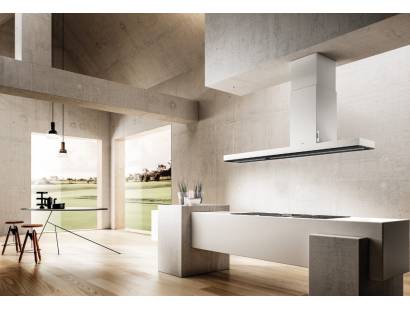 Haiku 120cm White Island Cooker Hood