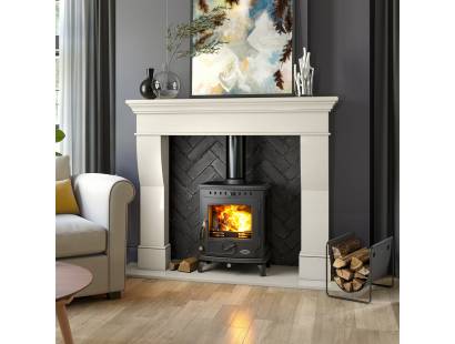 Henley Aran Eco Stove - Matt Black