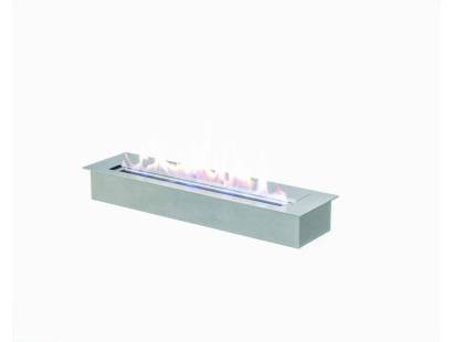 Henley Burner 600 open flame stainless steel bio fire