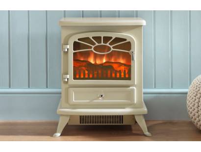 Henley ES2000 Electric Stove - Enamel Cream