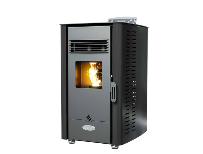 Henley Elm 4 Pellet Stove - Black