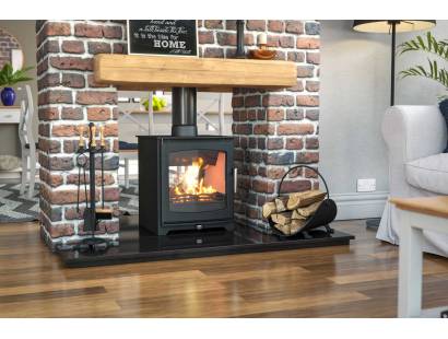 Henley Hazelwood Double Sided Wood Burning Stove