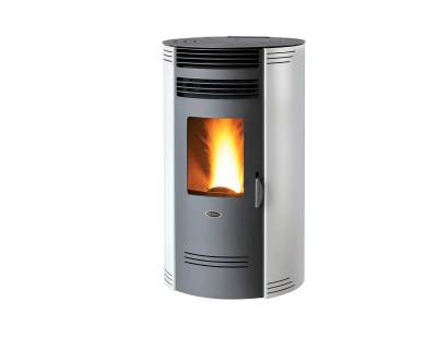 Henley Pellet Stove Bio 80Q White - Round