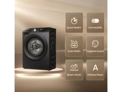 Hisense 8kg 1400 spin washer black
