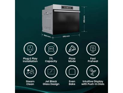 Hisense built in oven oven plug&play