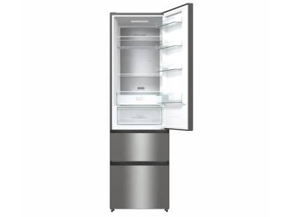 Hisense tall fridge freezer grey, XXL door balcony, energy efficient appliance