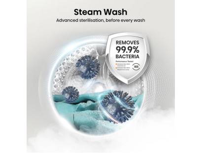 Hisense washing machine with steam wash