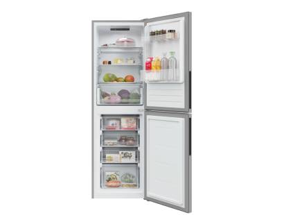 Hoover freestanding fridge freezer with integrated handle design