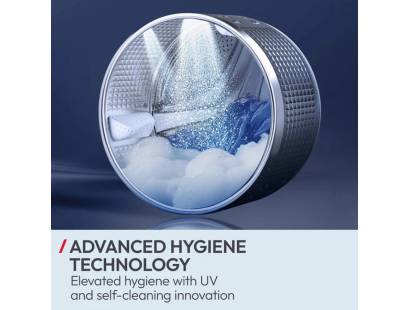 Hoover washing machine with UV sterilisation