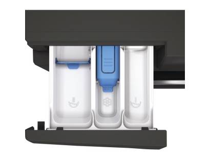 Hotpoint 10kg washer grey with PetHairCare option, family laundry appliance