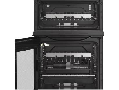 Hotpoint 50cm gas cooker with double oven