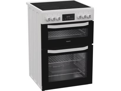 Hotpoint 75L main oven electric cooker with ceramic hob