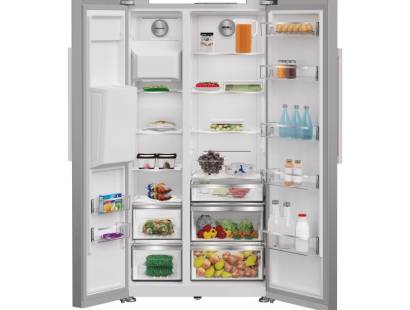 Hotpoint American fridge freezer with water and ice dispenser