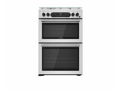 Hotpoint CD67G0CCXUK Gas Cooker with Double Oven - Inox