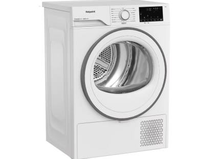Hotpoint CHSD82MWWUK 8kg heat pump tumble dryer in white