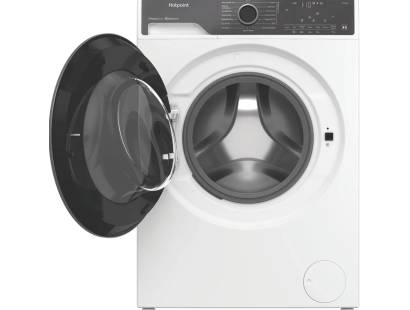 Hotpoint Fabric Care Pro White washer dryer with HomeWhiz