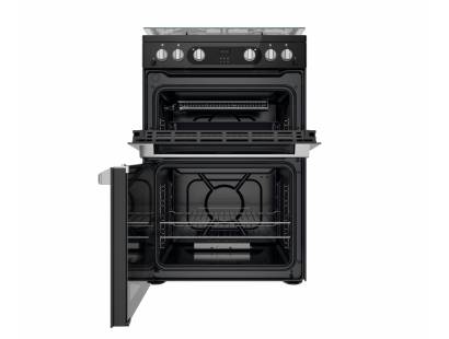 Hotpoint HDM67G0C2CB Gas Cooker with Double Oven