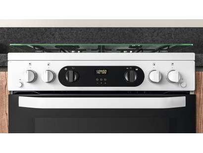 Hotpoint HDM67G0CCW Double Cooker