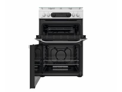 Hotpoint HDM67G0CCW Gas Double Cooker