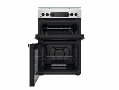 Hotpoint HDM67G0CCX Gas Double Cooker