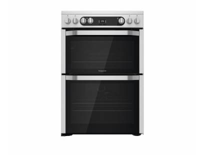 Hotpoint HDM67V9HCX Electric Double Oven Cooker - Inox