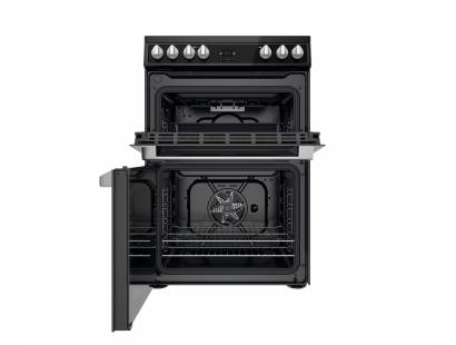 Hotpoint HDT67V9H2CB Electric Double Oven Cooker