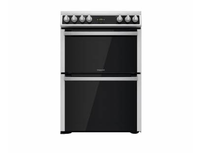 Hotpoint HDT67V9H2CX Electric Double Oven Cooker - Inox