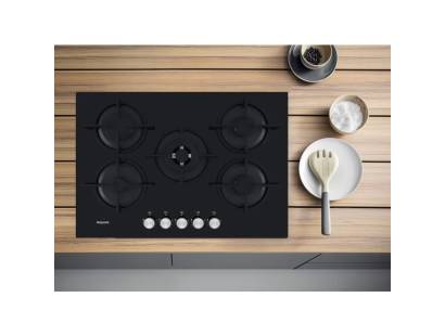 Hotpoint HGS72SBK Black Gas Hob
