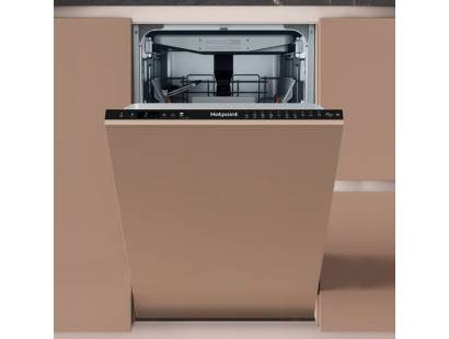 Hotpoint HP6IC11BS7LA0UK slimline built in dishwasher, 45cm wide, Dalzells