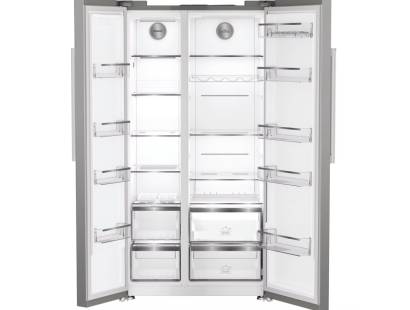 Hotpoint HPG26592XP4UK Side by Side American Style Fridge Freezer - Silver
