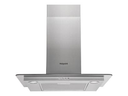 Hotpoint PHFG64FLMX Flat Glass Chimney Hood