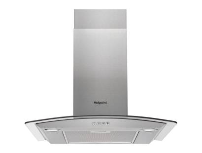 Hotpoint PHGC64FLMX Wall Mounted Hood