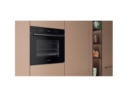 Hotpoint black built in oven multifunction cooking