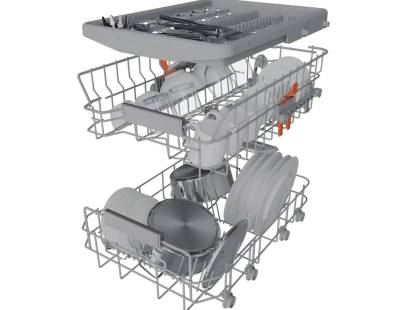 Hotpoint built in dishwasher with rapid wash programme