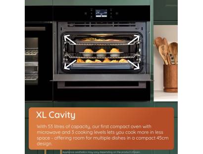 Hotpoint combi microwave with XL capacity