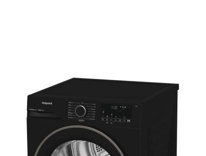 Hotpoint dryer control panel black finish