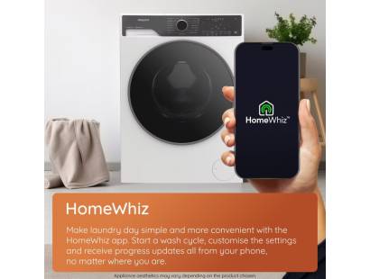 Hotpoint front loading washing machine Fabric Care Pro design