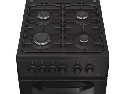Hotpoint gas twin cooker with enamel pan supports