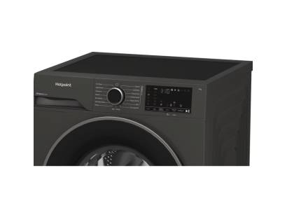 Hotpoint grey washing machine control panel
