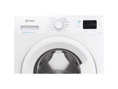 Indesit 10kg white washing machine with stain removal cycle