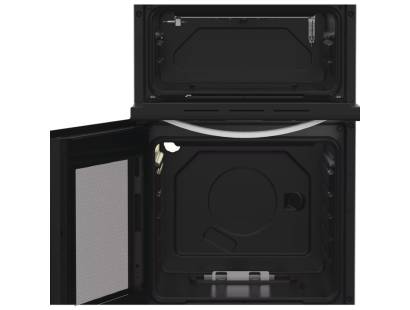 Indesit 50cm gas cooker with twin oven and grill